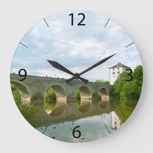 Limburg an der Lahn Old Bridge Large Clock (Front)