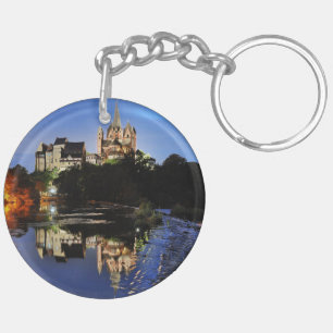 Limburg Dom zur blauen Stunde Key Ring