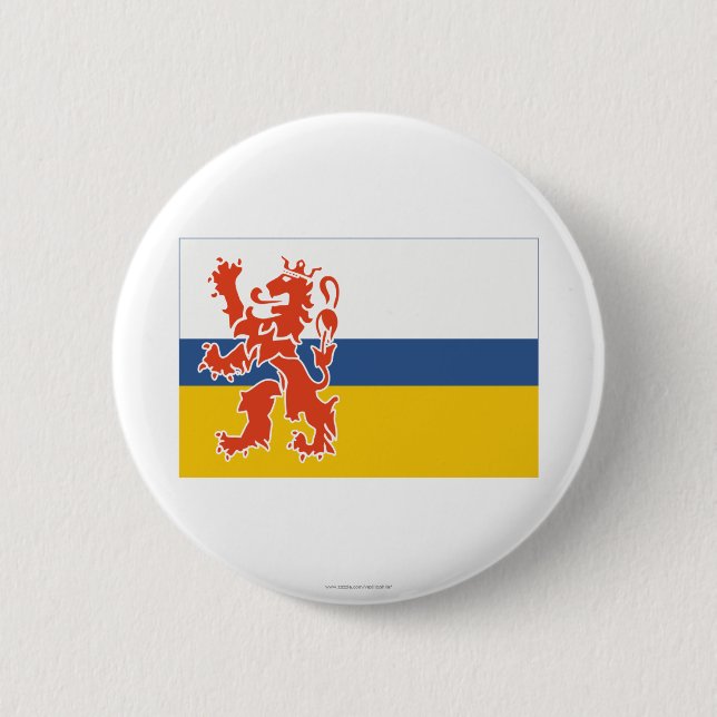 Limburg Flag 6 Cm Round Badge (Front)