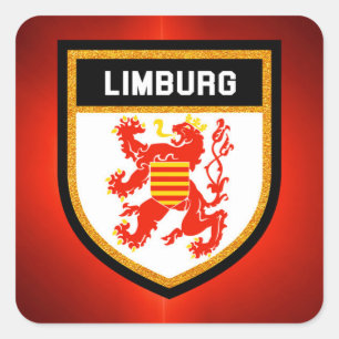 Limburg Flag Square Sticker