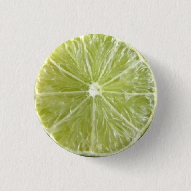 Lime 3 Cm Round Badge (Front)