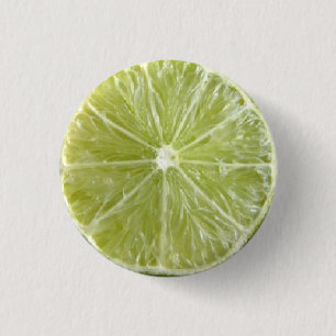 Lime 3 Cm Round Badge