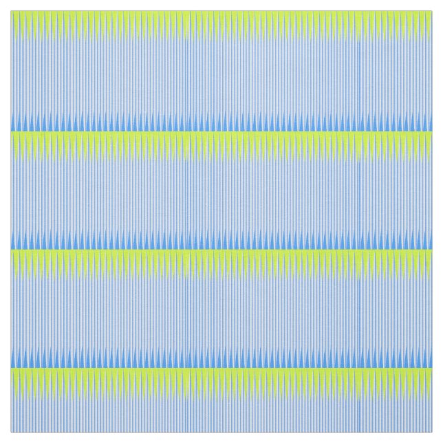 Lime and Blue Colour Weave Fabric (Swatch)