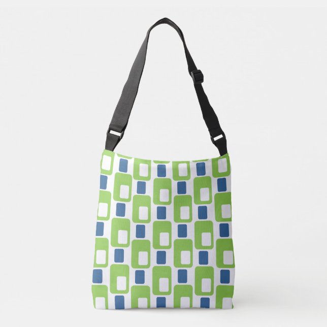 Lime and Blue Tote (Front)