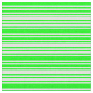 Lime and Light Cyan Coloured Lines Fabric