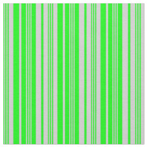Lime and Light Grey Coloured Pattern Fabric