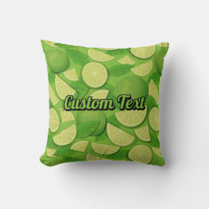 Lime Background Cushion