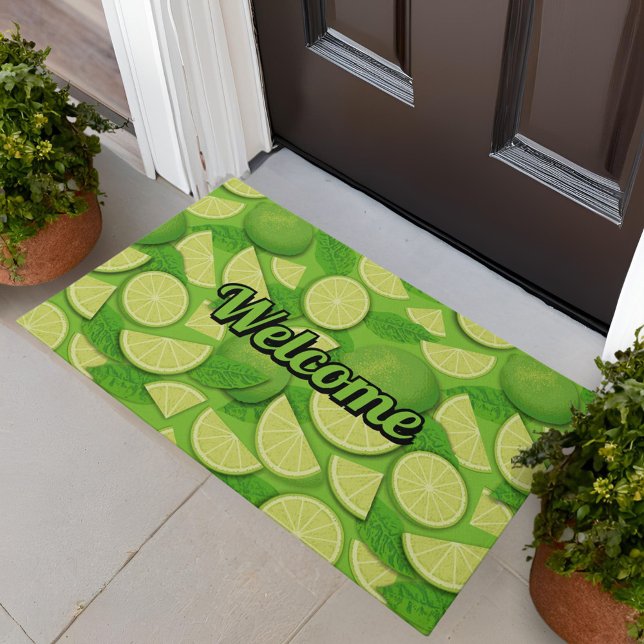 Lime Background Doormat (Creator Uploaded)