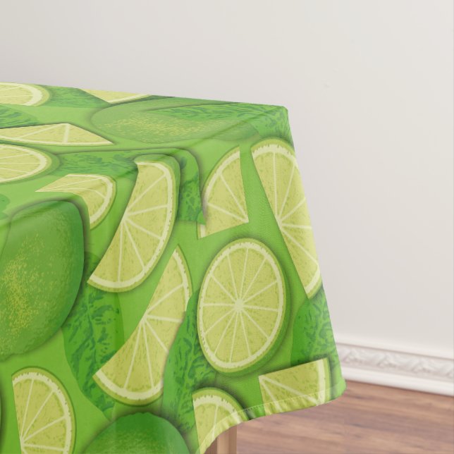 Lime Background Tablecloth (In Situ)