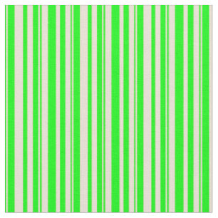 Lime & Bisque Coloured Lines Fabric