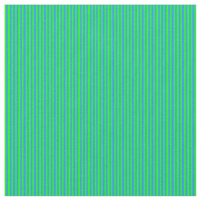 Lime & Blue Pattern Fabric (Close Up)