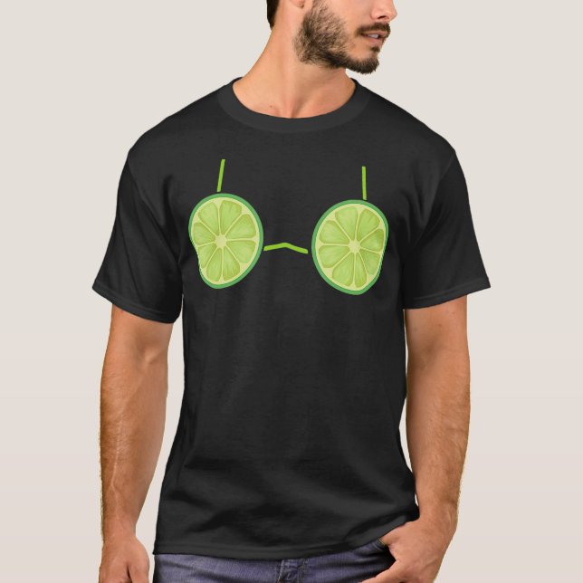 Lime Bra Costume Awesome & Cute Easy Reptile Hallo T-Shirt (Front)