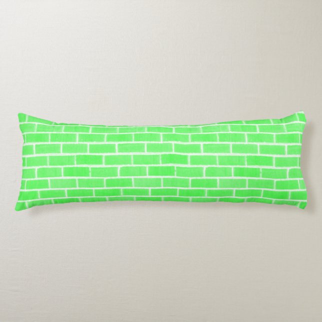 Lime Brick Body Cushion (Front)
