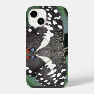 Lime Butterfly and Flowers iPhone 14 Case