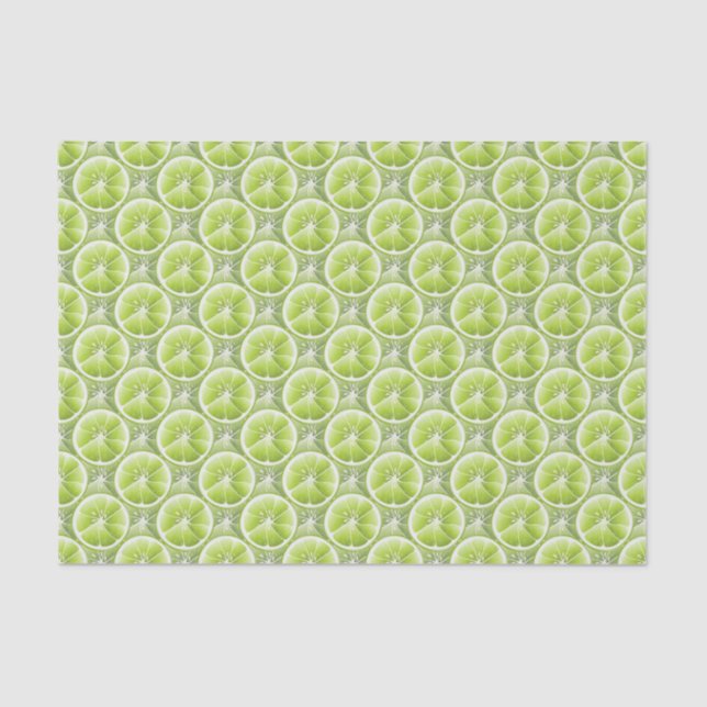 Lime Citrus Fruit Tissue Paper (Front)