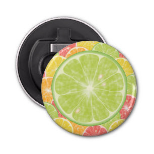 Lime Citrus Slices Bottle Opener
