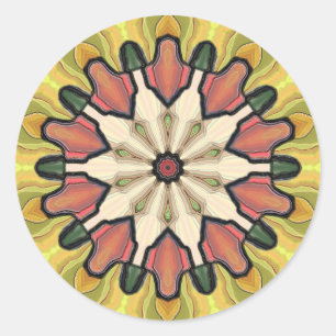 Lime Classic Round Sticker