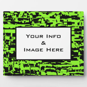 Lime Crackle Frame