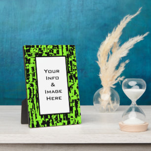Lime Crackle Frame