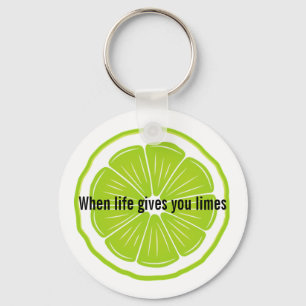 Lime Design Key Ring