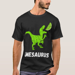 Lime Dinosaurs Lemon Fruit Lemonade Cocktail Dino T-Shirt