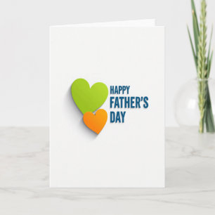 Lime Fathers Day Shape Card