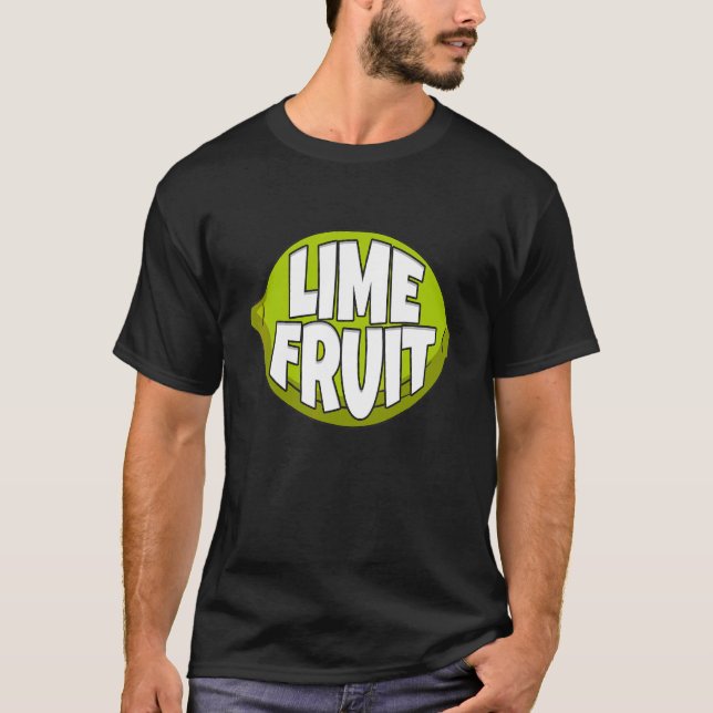 Lime Fruit Citrus Lime Barista T-Shirt (Front)