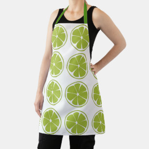 Lime Fruit Green Lime Pattern Apron