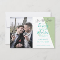 Lime Geometric Magnificent Minimalist Wedding