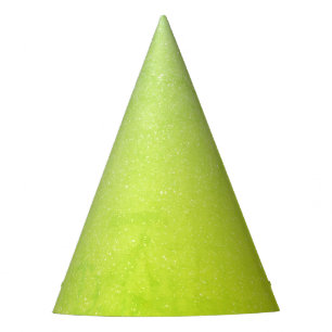 Lime Glow Party Hat - Customisable & Vibrant