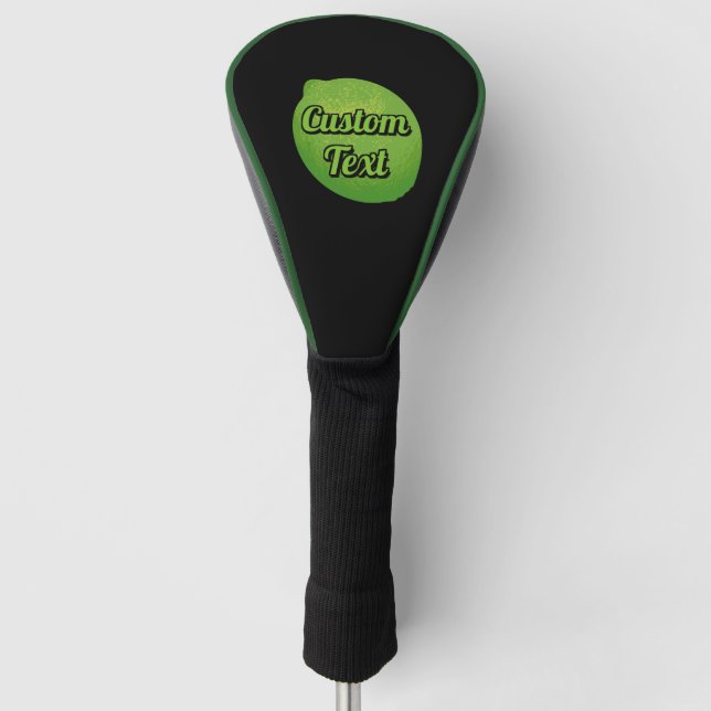 Lime Golf Head Cover (Front)