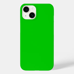 Lime green 00cc00 Case-Mate iPhone 14 case