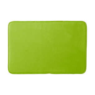 Lime Green Accent Colour Ready to Customise Bath Mat