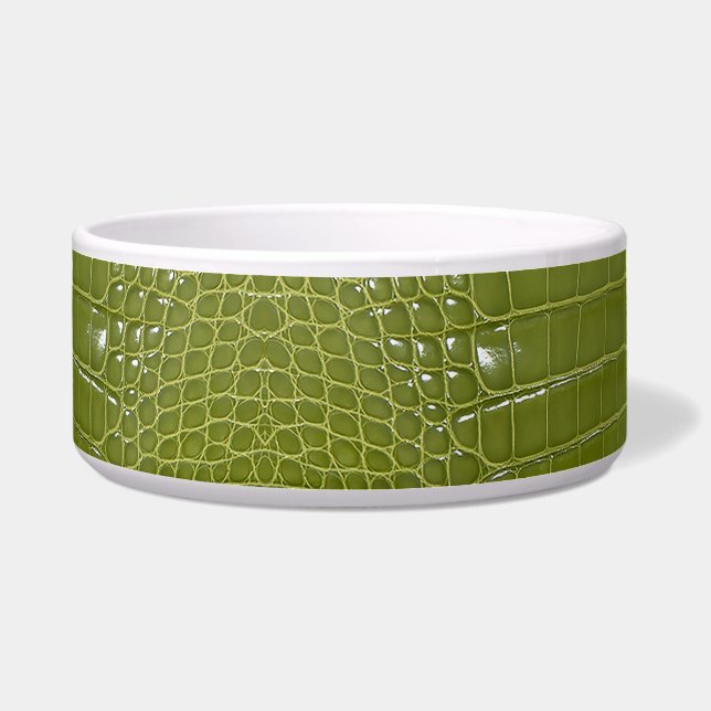 Lime Green Alligator Texture Print (Front)