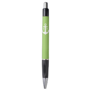 Lime Green Anchor Monogrammed