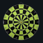 Lime Green And Black Dartboard<br><div class="desc">Lime Green And Black Dart Board</div>