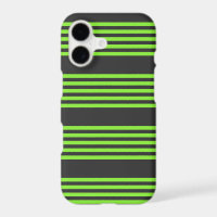 Lime green and charcoal five stripes pattern