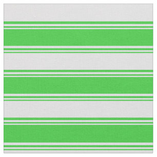 Lime Green and Lavender Lines Fabric