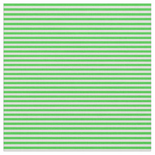Lime Green and Light Cyan Coloured Stripes Fabric