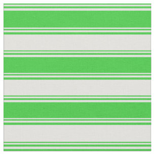 Lime Green and Light Cyan Lines/Stripes Pattern Fabric
