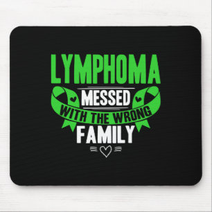 Lime Green Awareness Ribbon Blood Cancer Mouse Pad