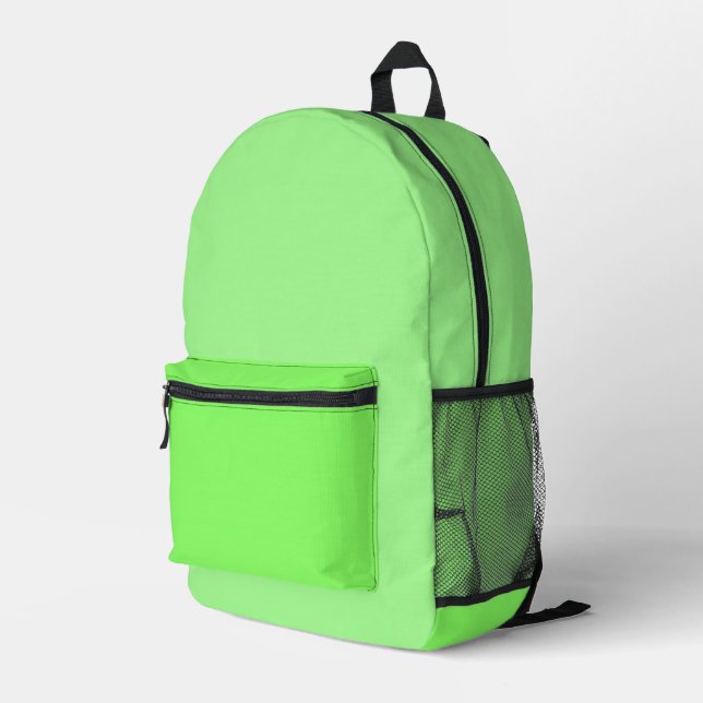 Lime Green Backpack (Back Corner Right)