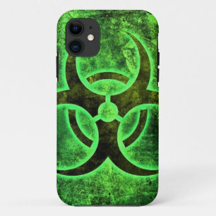 Lime Green Bio-Hazard special design iPhone 11 Case