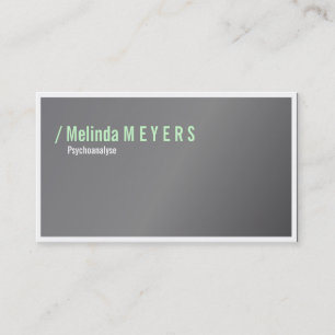 Lime Green Business Card