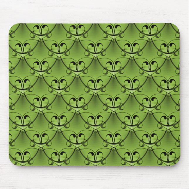 Lime Green Classic Glam Mousepad (Front)