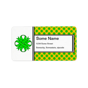 Lime Green Clover Ribbon by Kenneth Yoncich Label
