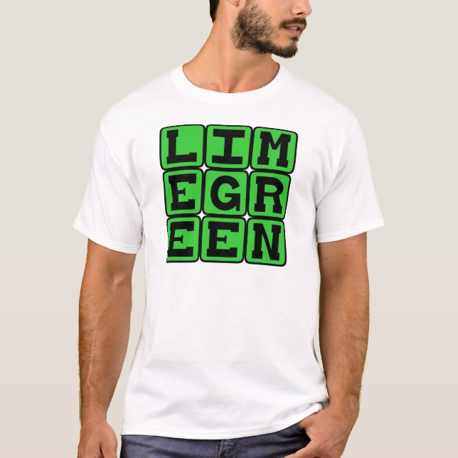 Lime Green, Colour T-Shirt (Front)