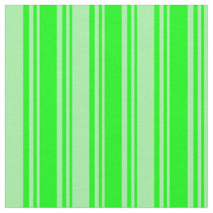 Lime & Green Coloured Lines Pattern Fabric