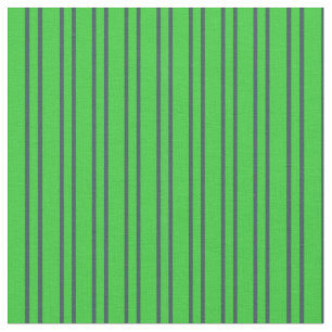 Lime Green & Dark Slate Grey Coloured Lines Fabric