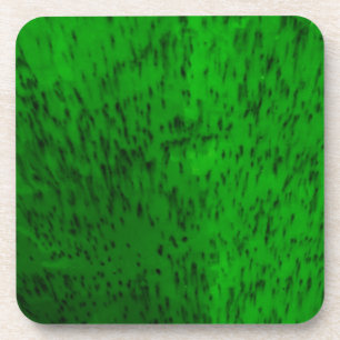 Lime Green Earthenware Coaster